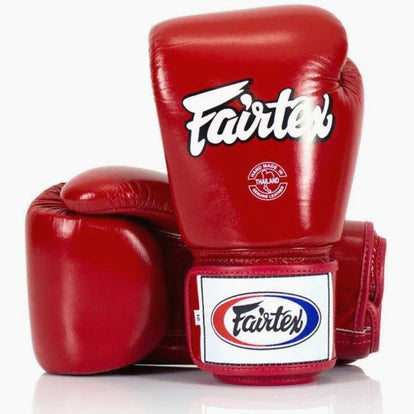 Fairtex BGV1 Leather boxing gloves - Red