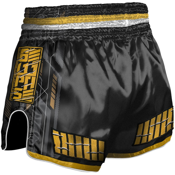 8Weapons Muay Thai Shorts, Samurai 2.0, gold, L