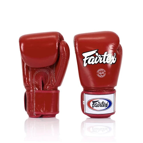 Fairtex BGV1 Leather boxing gloves - Red