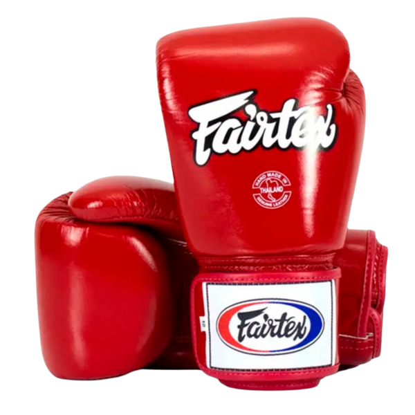 Fairtex BGV1 Leather boxing gloves - Red